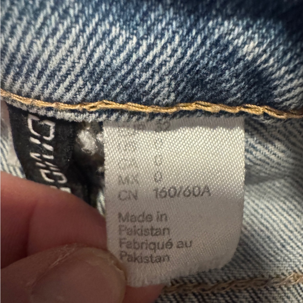 H&M Long Classic Light Blue Women's Jeans - Picture 3 of 6